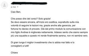 Testimonianza comunicazione attiva